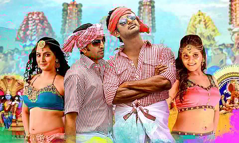 மத கஜ ராஜா படத்தின் சிக்கு புக்கு பாடலின் ப்ரோமோ வெளியானது