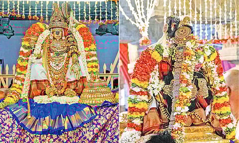 ஸ்ரீரங்கம் ரங்கநாதர் கோவிலில் இன்று நம்பெருமாள் மோகினி அலங்கார காட்சி