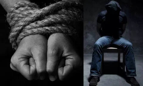 தன்னை தானே கடத்திய இளைஞர்..  எழுத்துப்பிழையால் அம்பலமான நாடகம்