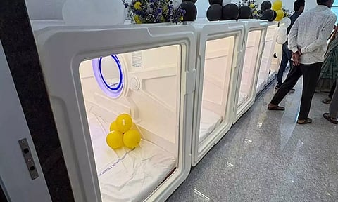 ஐதராபாத் ரெயில் நிலையத்தில் Sleeping Pod வசதி அறிமுகம்