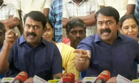 பெரியார் குறித்த சர்ச்சை பேச்சு: தமிழ்நாடு முழுவதும் சீமான் மீது 60 வழக்குகள் பதிவு