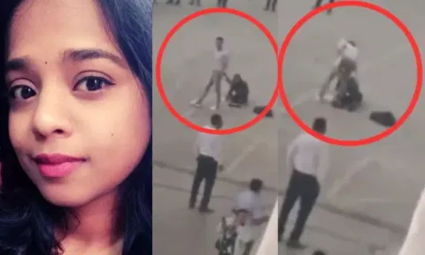 VIDEO: கால் சென்டர் வாசலில் கத்திக்குத்து.. ரத்த வெள்ளத்தில் பலியான பெண்- வேடிக்கை பார்த்த மக்கள்