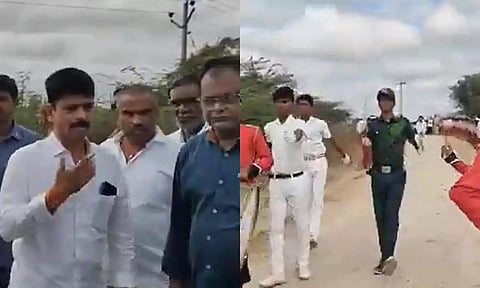 ரேவந்த் ரெட்டி சகோதரருக்கு "கான்வாய்": பேண்டு வாத்தியங்களுடன் அணிவகுப்பு- பாஜக, பிஆர்எஸ் விமர்சனம்