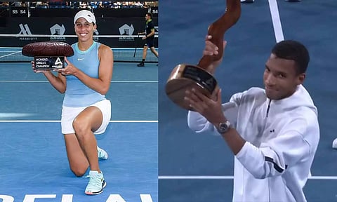 அடிலெய்டு டென்னிஸ்: மேடிசன் கீஸ்- பெலிக்ஸ் அகர் சாம்பியன்