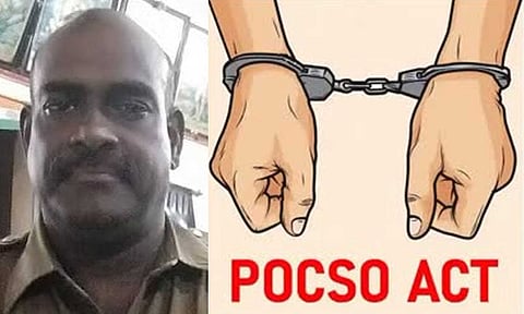 10 வயது சிறுமிக்கு பாலியல் தொந்தரவு -  சிறப்பு எஸ்.ஐ. போஸ்கோ வழக்கில் கைது