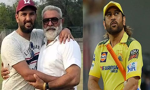 திடீரென எம்.எஸ்.டோனியை புகழ்ந்து பேசிய யுவராஜ் சிங்கின் தந்தை