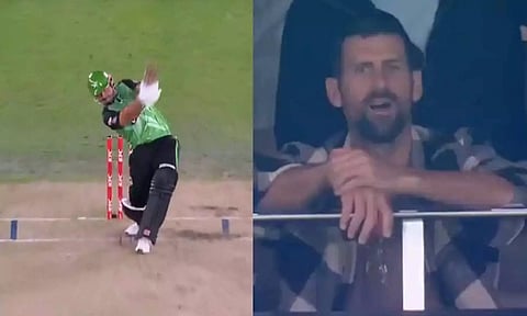 வீடியோ: மார்கஸ் ஸ்டோய்னிஸ் அவுட்: வியந்து பார்த்த டென்னிஸ் வீரர் ஜோகோவிச்