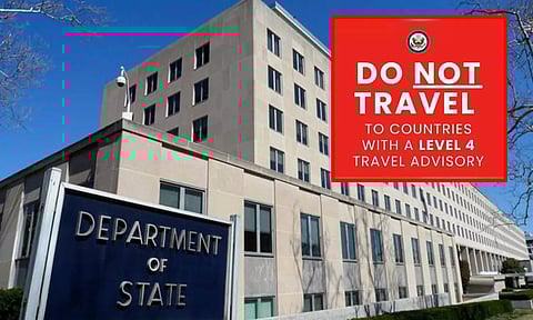 ரஷியா உட்பட 20 நாடுகளுக்கு பயணம் செய்ய வேண்டாம் - அமெரிக்கா எச்சரிக்கை