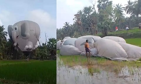 திசை மாறி சென்ற பலூன்.. சர்வதேச பலூன் திருவிழாவில் பரபரப்பு..