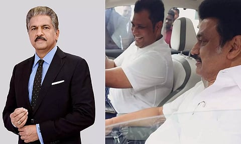 மஹிந்திராவின் புதிய எலக்ட்ரிக் கார்களை தொடங்கி வைத்த முதலமைச்சருக்கு நன்றி- ஆனந்த் மஹிந்திரா