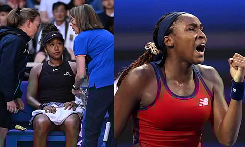 ஆஸ்திரேலியா ஓபன்: காயத்தால் வெளியேறிய ஒசாகா: 4-வது சுற்றுக்கு கோகோ காப் முன்னேற்றம்