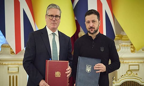 இங்கிலாந்து - உக்ரைன் இடையே கையெழுத்தான '100 ஆண்டு உடன்படிக்கை'.. ஜெலன்ஸ்கிக்கு ஸ்டார்மர் உதவிக்கரம்