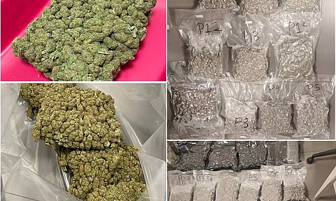 விமானத்தில் கடத்தி வரப்பட்ட ரூ.23 கோடி கஞ்சா பறிமுதல்