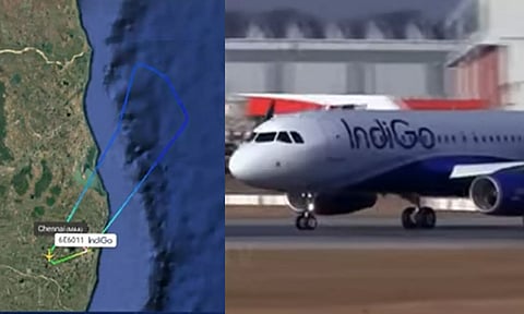 நடுவானில் இயந்திரக் கோளாறு- சாதுர்யமாக செயல்பட்ட விமானி- உயிர் தப்பிய 162 பேர்: சென்னையில் பரபரப்பு