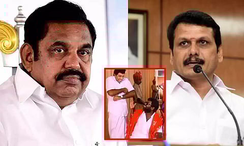 'அமைதிப்படை' படத்தில் வரும் 'அமாவாசை' கேரக்டர் தான் எடப்பாடி பழனிசாமி - செந்தில் பாலாஜி