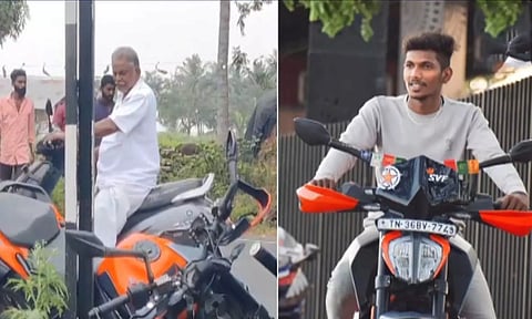 அதிவேகமாக பைக் ஓட்டி விபத்து ஏற்படுத்திய பிரபல யூடியூபர் -  கூலித்தொழிலாளி பலி