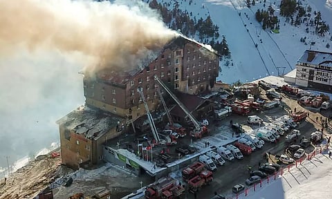 துருக்கி தீ விபத்து: பலி எண்ணிக்கை 66 ஆக அதிகரிப்பு