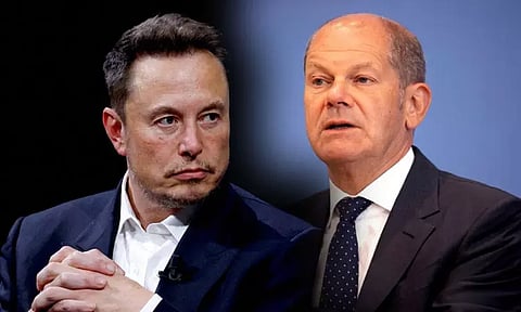 எலான் மஸ்க்கிற்கு ஜெர்மனி அதிபர் கண்டனம்