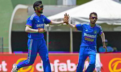 சர்வதேச டி20 கிரிக்கெட்டில் அதிக விக்கெட்டுகள்.. சாஹல் சாதனையை முறியடித்த அர்ஷ்தீப் சிங்