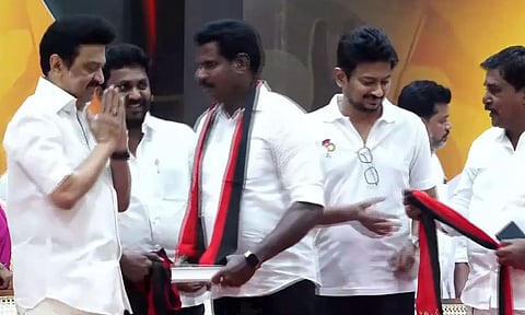 தி.மு.க.வில் இணைந்த நாம் தமிழர் உள்ளிட்ட மாற்றுக் கட்சியினர்