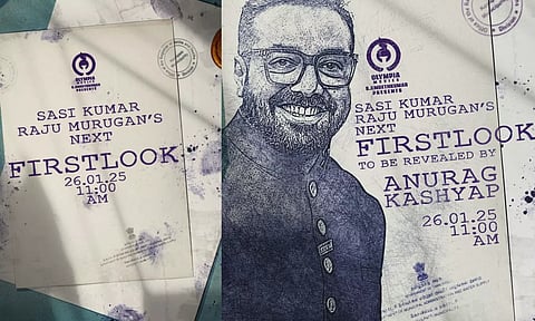 ராஜு முருகன் இயக்கத்தில் சசி குமார் - ஃபர்ஸ்ட் லுக் நாளை வெளியீடு