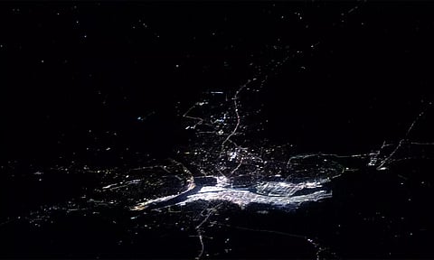 நாசா வெளியிட்ட கும்பமேளா புகைப்படங்கள்