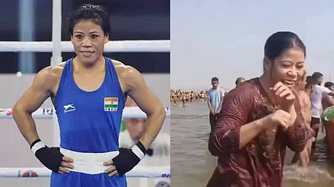 நான் ஒரு கிறிஸ்தவளாக இருந்தாலும்.. மகா கும்பமேளாவில் புனித நீராடிய மேரி கோம்- வைரல் வீடியோ