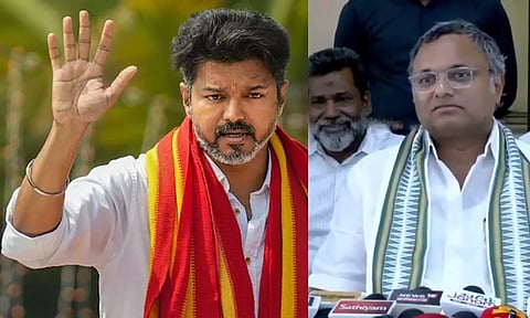 விஜய் அரசியலில் கெளரவத் தோற்றம் போல வருகிறார் -  எம்.பி. கார்த்தி சிதம்பரம்