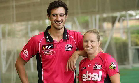 ஒரே நாளில் 287-வது சர்வதேச போட்டியில் விளையாடிய மிட்செல் ஸ்டார்க்- அலீசா ஹீலி தம்பதி