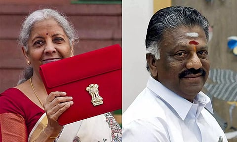 2025-26 மத்திய பட்ஜெட்டுக்கு ஓ. பன்னீர் செல்வம் வரவேற்பு