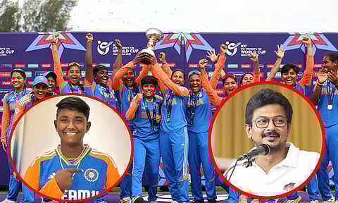 மகளிர் U19 உலக கோப்பையை கைப்பற்றிய இந்திய அணிக்கு துணை முதல்வர் உதயநிதி வாழ்த்து