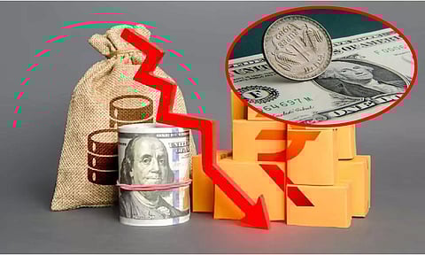 டாலருக்கு நிகரான இந்திய ரூபாய் மதிப்பு வரலாறு காணாத வகையில் ரூ.87.31 ஆக சரிவு