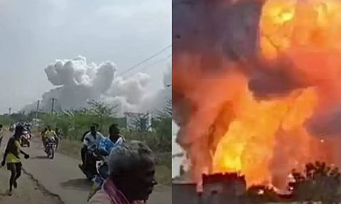 விருதுநகர் தனியார் பட்டாசு ஆலையில் பயங்கர வெடி விபத்து- ஒருவர் உயிரிழப்பு