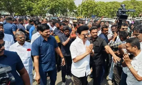 நெல்லையில் முதல்வர் மு.க.ஸ்டாலின் - பொது மக்கள் உற்சாக வரவேற்பு