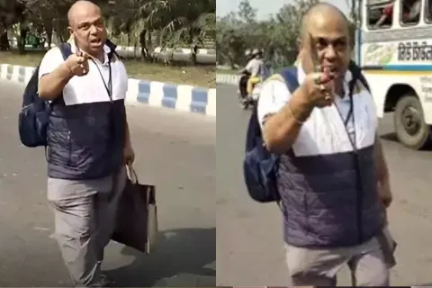 லீவு கிடைக்காததால் சக ஊழியர்களை கத்தியால் குத்திய நபர்.. சாலையில் ரத்தம் சொட்ட நடந்து சென்ற வீடியோ