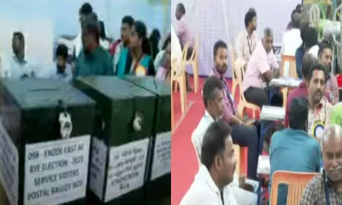 ஈரோடு கிழக்கு தொகுதியில் வாக்கு எண்ணிக்கை தொடங்கியது