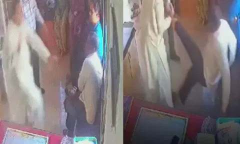 VIDEO: குஜராத்தில் ஆசிரியரை சரமாரியாக அறைந்த பள்ளி முதல்வர்