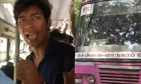 VIDEO: ஓசி டிக்கெட் தானே? - அரசு பேருந்தில் பெண்களை எழுப்பிவிட்டு இளைஞர்கள் ஆபாச பேச்சு