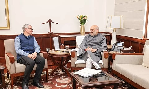 டெல்லியில் அமித்ஷாவுடன் உமர் அப்துல்லா திடீர் சந்திப்பு