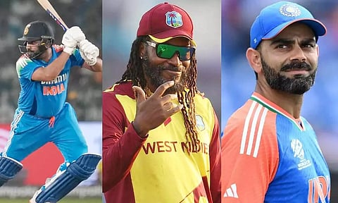 சிக்சர் கிங்.. ரோகித்துக்கு வாழ்த்து.. கோலிக்கு ஆதரவு தெரிவித்த கிறிஸ் கெய்ல்