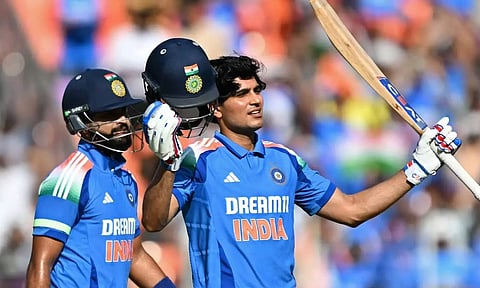 சுப்மன் கில், ஷ்ரேயாஸ் அய்யர், விராட் கோலி அபாரம்- இங்கிலாந்துக்கு 357 ரன் இமாலய இலக்கு நிர்ணயித்தது இந்தியா