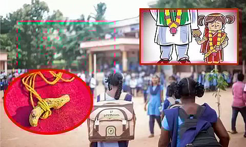 கிருஷ்ணகிரியில் 9ம் வகுப்பு மாணவிக்கு திருமணம்.. பெற்றோர் உட்பட 5 பேர் மீது வழக்குபதிவு