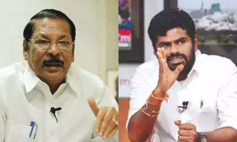 `அறிவாலயத்தில் உள்ள ஒரு புல்லை கூட அண்ணாமலையால் புடுங்க முடியாது'- ஆர்.எஸ்.பாரதி
