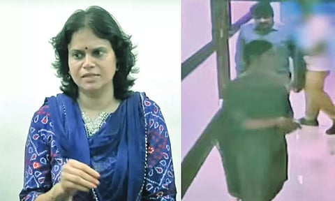 ``ரூ.25 லட்சம் கேட்டு மிரட்டினார்: கொடுக்காததால் பாலியல் புகார்"- போலீஸ் இணை கமிஷனரின் மனைவி பேட்டி