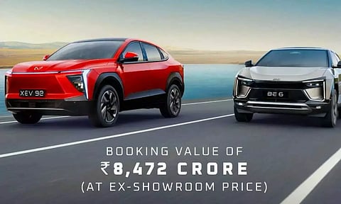 காதலர் தினத்தில் கல்லா கட்டிய மஹிந்திரா.. ரூ.8,472 கோடிக்கு மின்சார கார்கள் முன்பதிவு