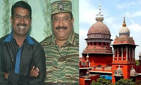 பிரபாகரன் படத்தை சீமான் பயன்படுத்த தடை விதிக்க கோரி ஐகோர்ட்டில் மனு