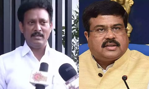 தமிழ்நாடு மாடலை பின்பற்ற வேண்டும் என கூறிவிட்டு இப்படி BLACKMAIL செய்வதா? - அன்பில் மகேஷ்