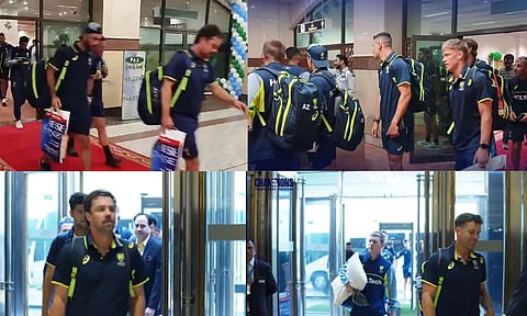 சாம்பியன்ஸ் டிராபி: பாகிஸ்தான் சென்றடைந்தது ஆஸ்திரேலியா அணி