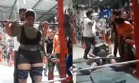 VIDEO: 270 கிலோ எடையை தூக்கிய பெண் பவர்லிஃப்டர் கழுத்து உடைந்து உயிரிழப்பு