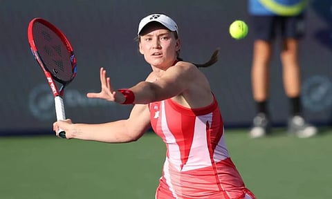 துபாய் ஓபன் டென்னிஸ்: ரிபாகினா, முச்சோவா அரையிறுதிக்கு முன்னேற்றம்